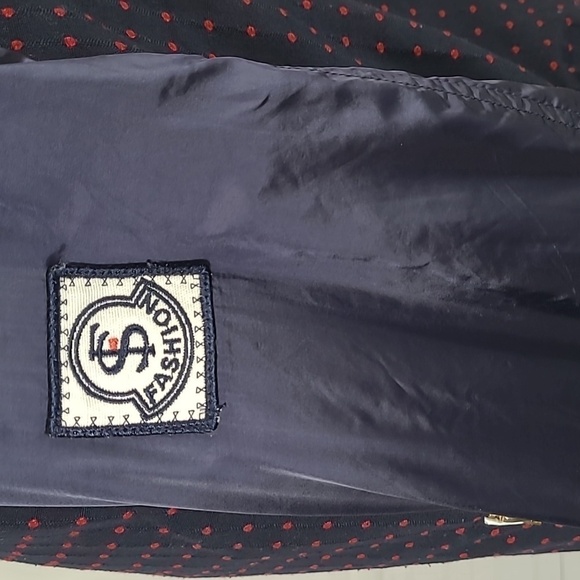 Blue & Red Polka Dot Lightweight Bomber Jacket- Clothr Ace AlmirAh Buzuyichu - Picture 3 of 8